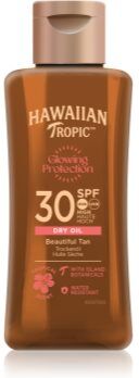Hawaiian Tropic Glowing Protection Dry Oil óleo seco para bronzeamento SPF 30 75 ml. Glowing Protection Dry Oil