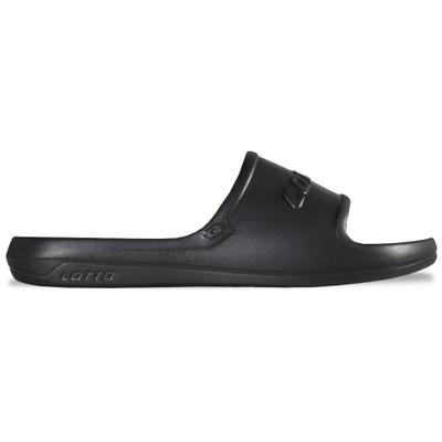 Badesandale LOTTO, Herren, Gr. 44, schwarz, Synthetik, unifarben, Schuhe, - mit softem Fußbett