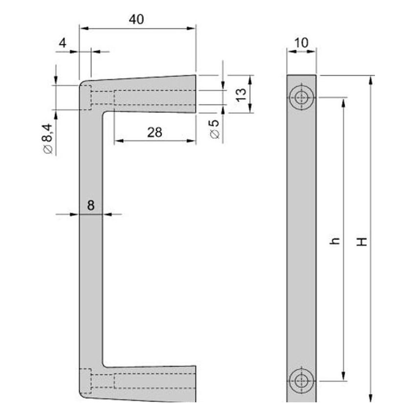 Schroff Frontgriffe - FRONTGRIFFE 2HE MULTIPAC(2X) (20860257)