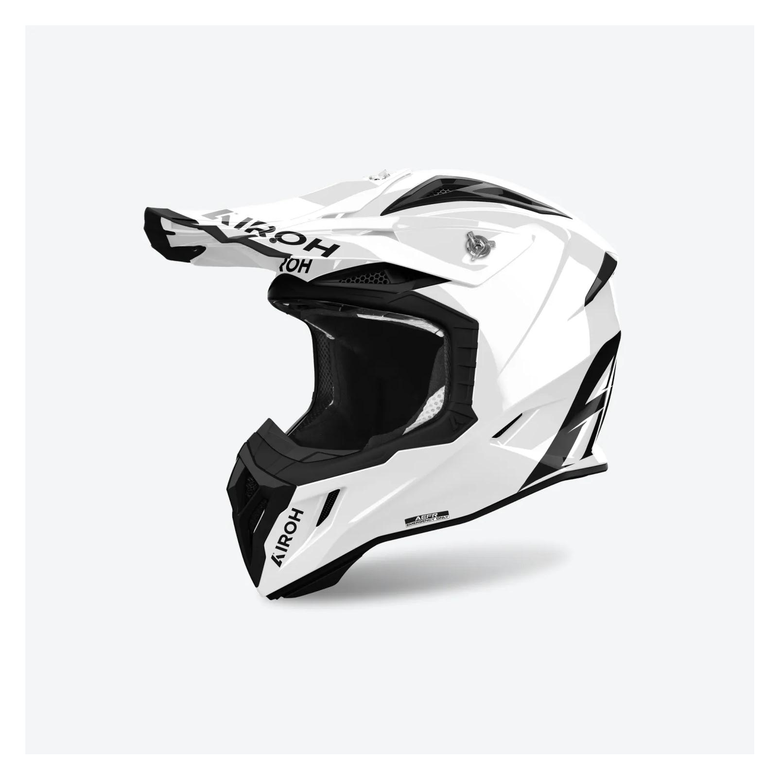 Airoh Aviator Ace 2 Farbe Weiss Glanz Helm (XL) (AVA214/XL)