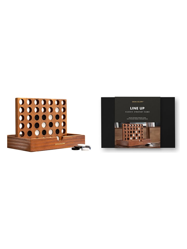 Luckies Original Brettspiel ''Line Up'' in Braun - ab 8 Jahren - onesize