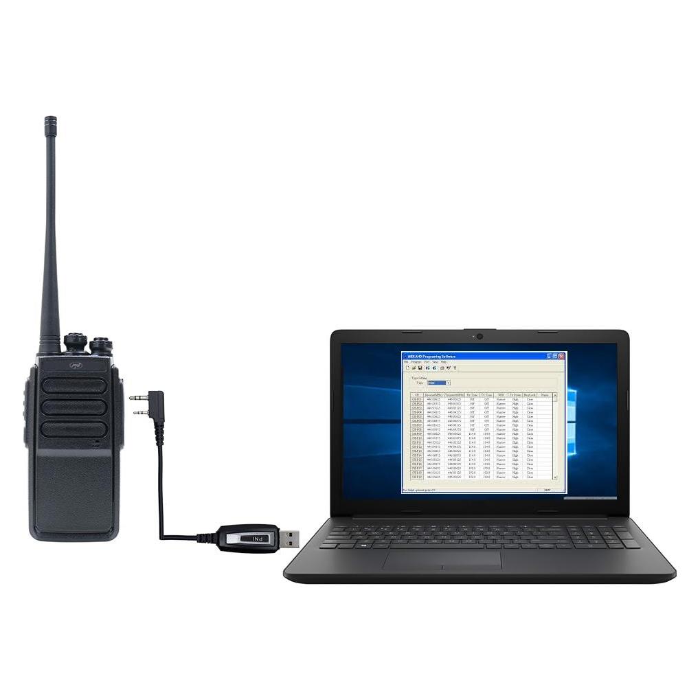 PNI PSR230 Programmierkabel für PMR R10, R20, R30, R40, R45 und CB HP 82 Funkgeräte (43698275)