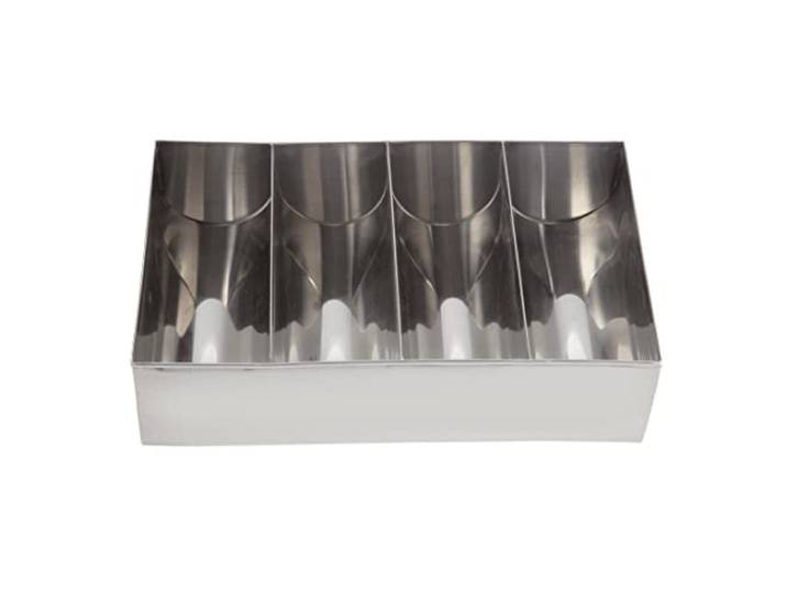 Olympia Bestek Houder Rvs Opslagrek Afdruiprek 415X255X105mm