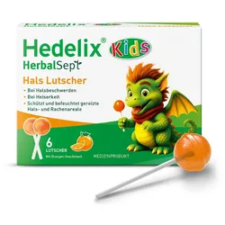 Hedelix Herbalsept Hals Lutscher Kids 6 St