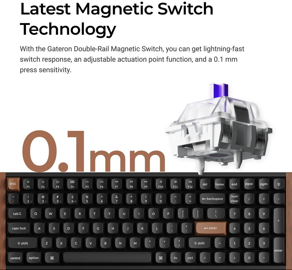 Keychron K4 Version 2 Wireless Mechanical Keyboard - Black