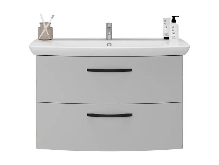 Waschbeckenunterschrank Fino, Kaschmir B: 90cm