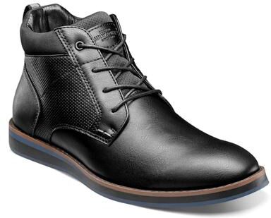 Nunn Bush Circuit DC Plain Toe Chukka Boot - Mens 8.5 Black Boot Medium