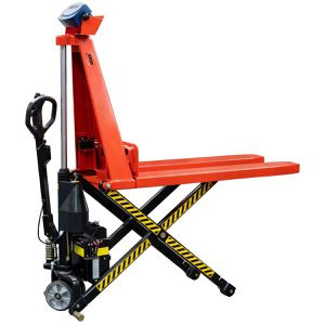 Schefer Hubwagen Premium 10 E, Tragkraft 1000kg, Scherenhubwagen, mit Waage, elektrisch