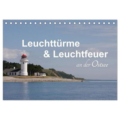 Leuchttürme und Leuchtfeuer an der Ostsee (Tischkalender 2027 DIN A5 quer), CALVENDO Monatskalender