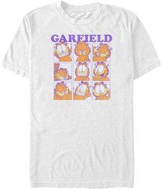 Men's Big & Tall Garfield Grid by Mad Engine in White (Size 3XLT)