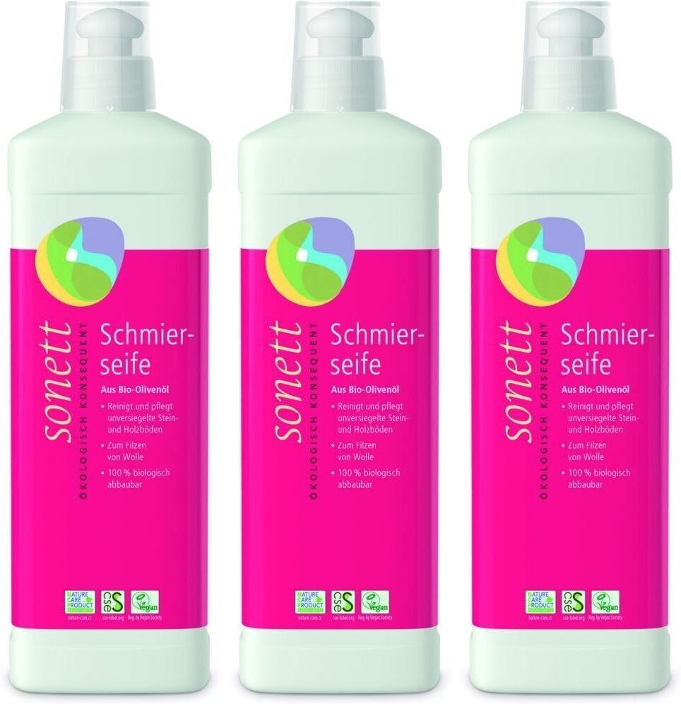 sonett Schmierseife flüssig x3 3x0,5 l Seife