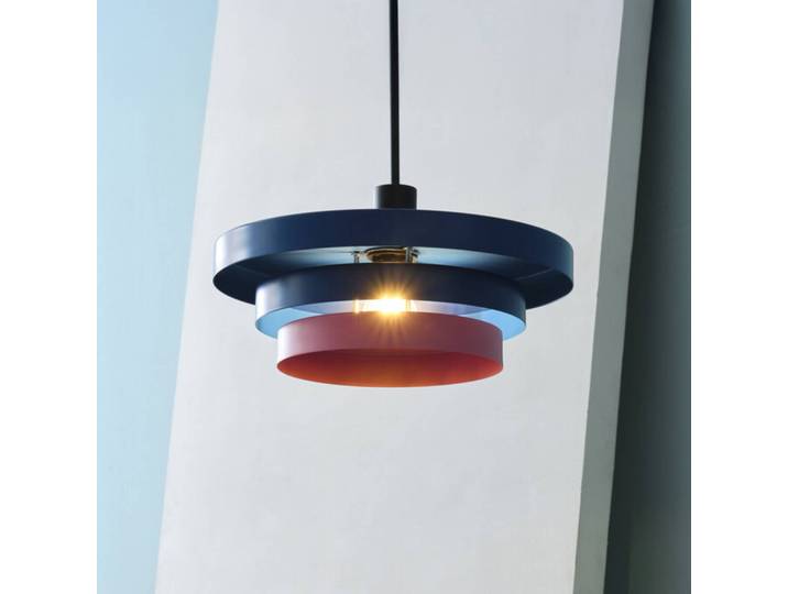 OSRAM Hängelampe Decor Layers, dimmbar, blau, für Küche, Metall, Modern, Pendelleuchte
