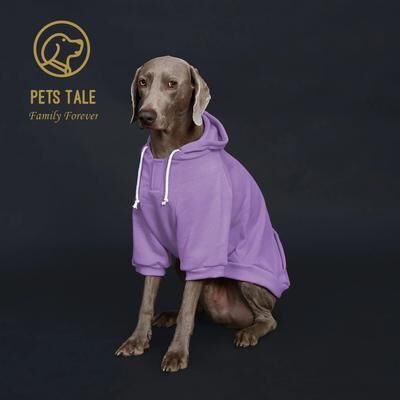 Inspire Essentials CozyPup Dog Hoodie With Pocket purple xl
