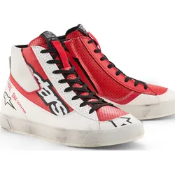 Alpinestars Stated Flair, Schuhe - Weiß/Hellrot - 8