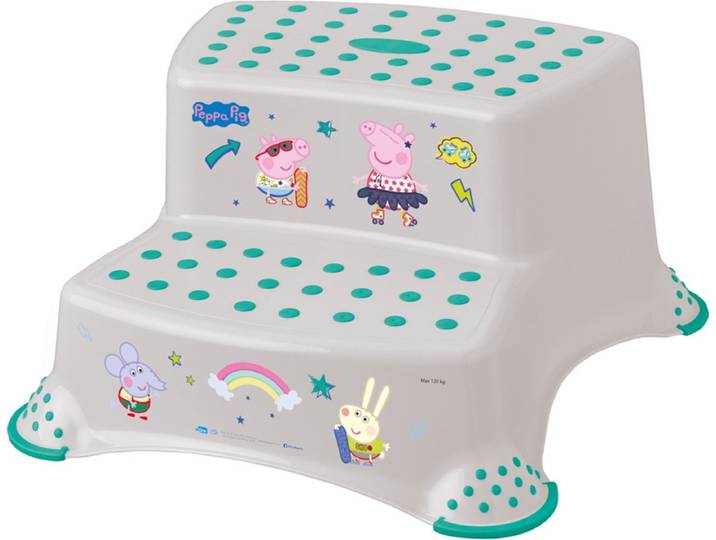 Keeeper Peppa Pig Grijs 2 Treden Opstapje 10032