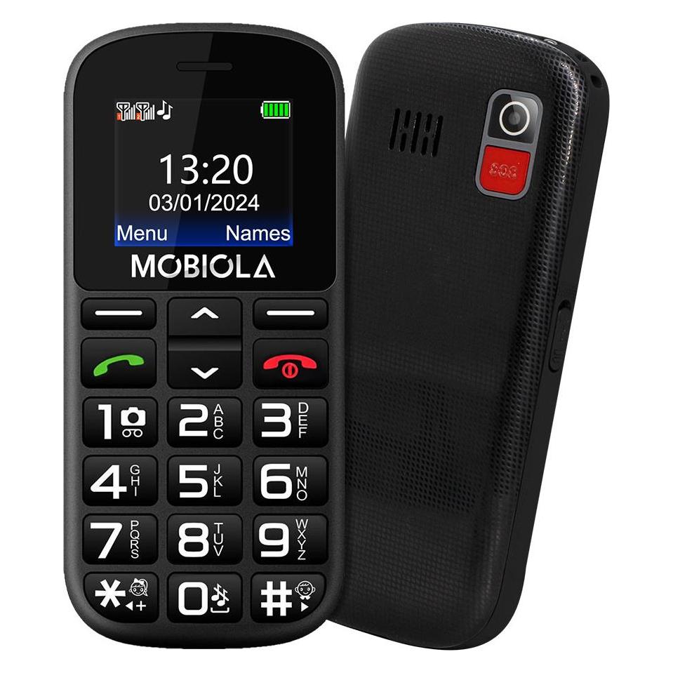 Vega Gsm-Telefon Mobiola Mb200 2g-Telefon Für Senioren Schwarz (53896966)