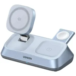 Ugreen Magnetic Wireless Charger 3-in-1 (35 W), Wireless Charger, Grau