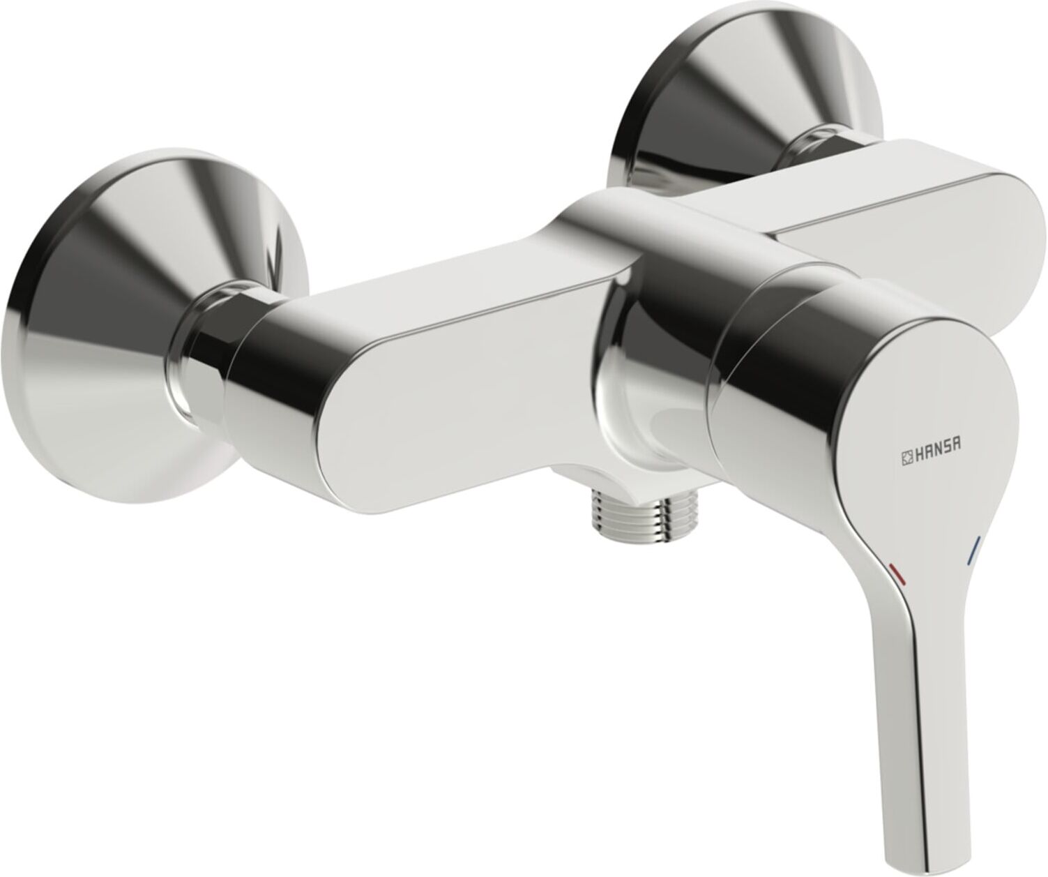 Brause-Einhebelmischer HANSAPALENO Ausladung 57mm, chrom (56470103)