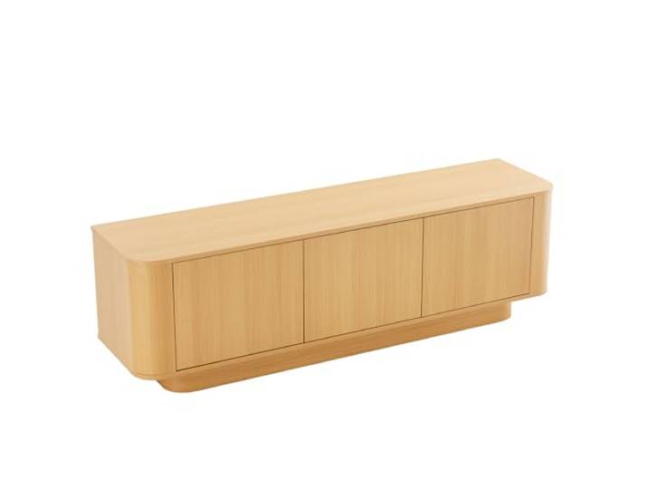 TV-Board VALHALLA WOOD - 160cm - natur - Eichenholz mit Stauraum Kabelöffnung, hohe Belastbarkeit, stabile Konstruktion, pflegeleichte Oberfläche, natürliche Maserung, hoher Komfort