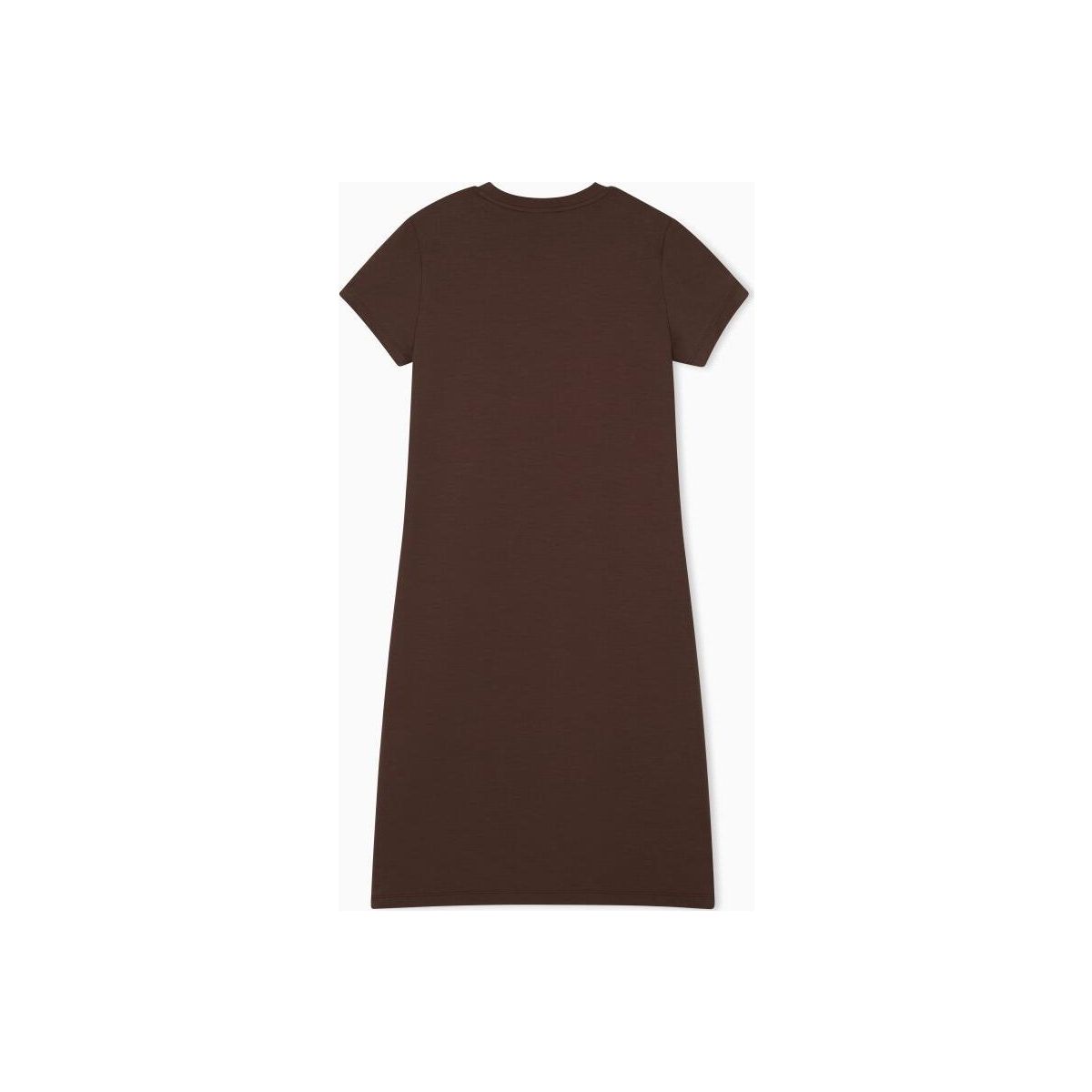 EA7 Train Graphic Series W Dress SS Lettering - Train Graphic Series W Dress SS Lettering chicory coffee (U6068) S 7W001413 AF14883-U6068-S