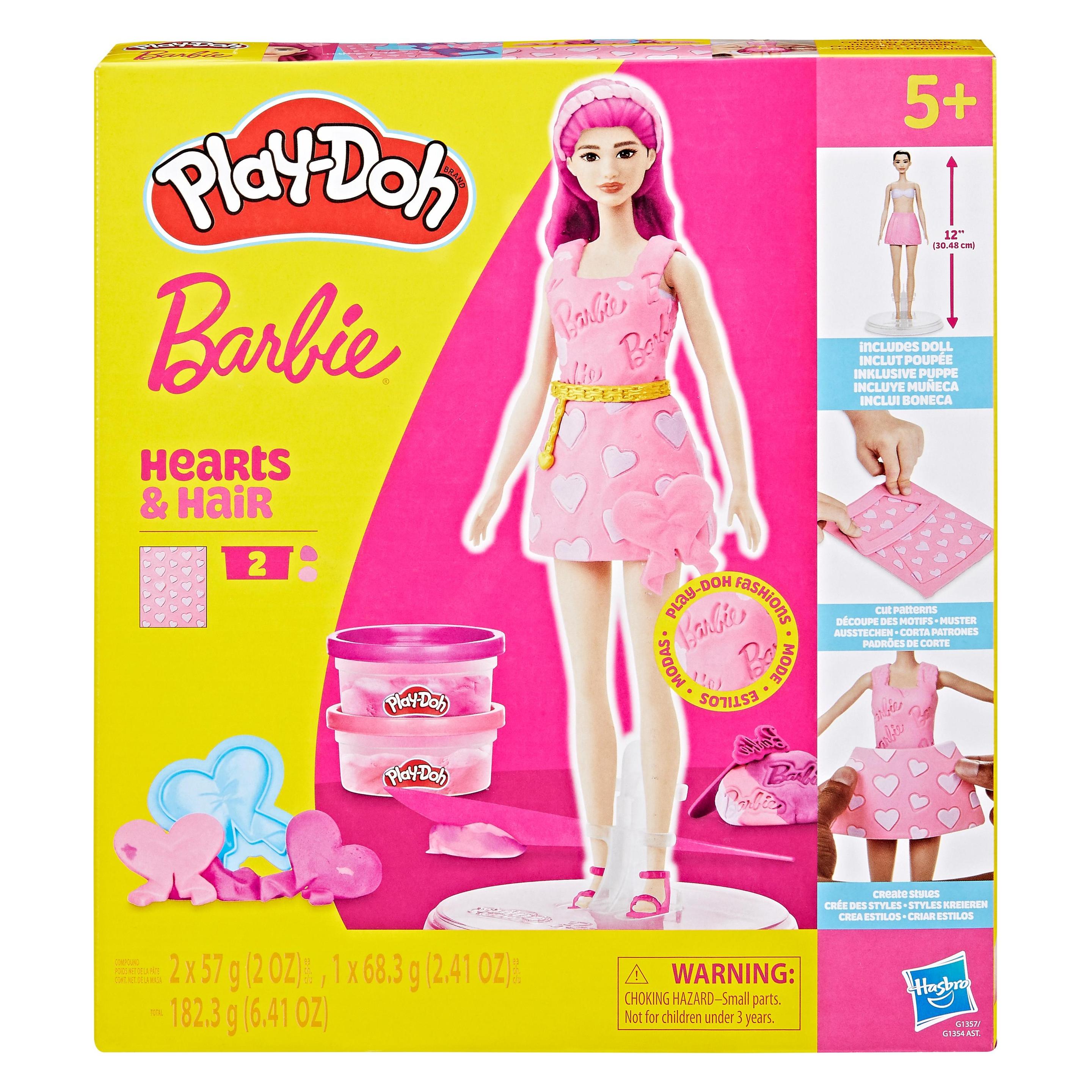 Play-Doh HAS PD BARBIE playset Hearts And Hair (G1357)