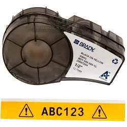 Brady, Etikettenrolle, 142799 Schwarz (12.70 mm)