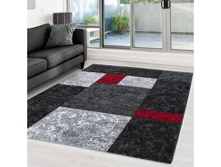Tapis - Ayyildiz - Hawaii - 3D moderne - Rouge - 160x230 cm - Rectangulaire