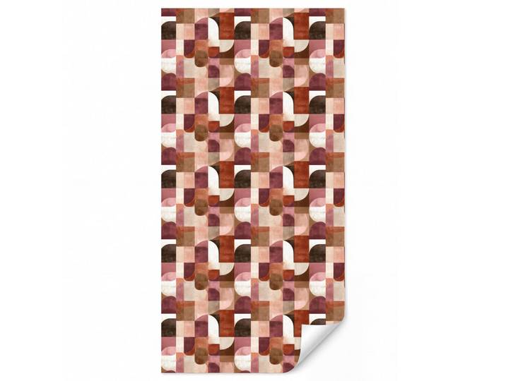 OnlyWow Tapete - Geometrie - Modern - Retro - 120x240 cm, Mehrfarbig, Papier, Rechteckig, 120x240 cm, Tapeten & Wandverkleidungen, Vliestapeten
