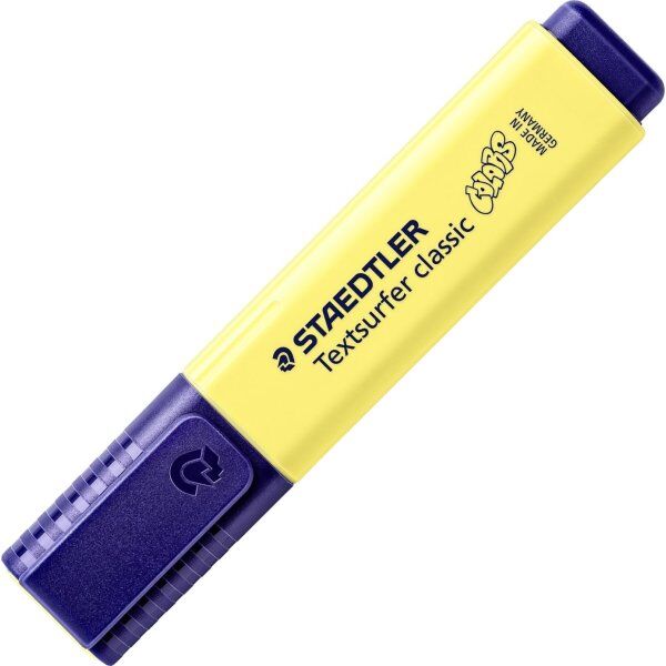 Staedtler Highlighter   Pastel   Gul