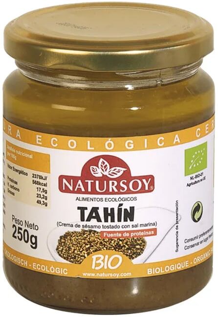 Natursoy TAHÍN TORRADO COM SAL BIO 250g