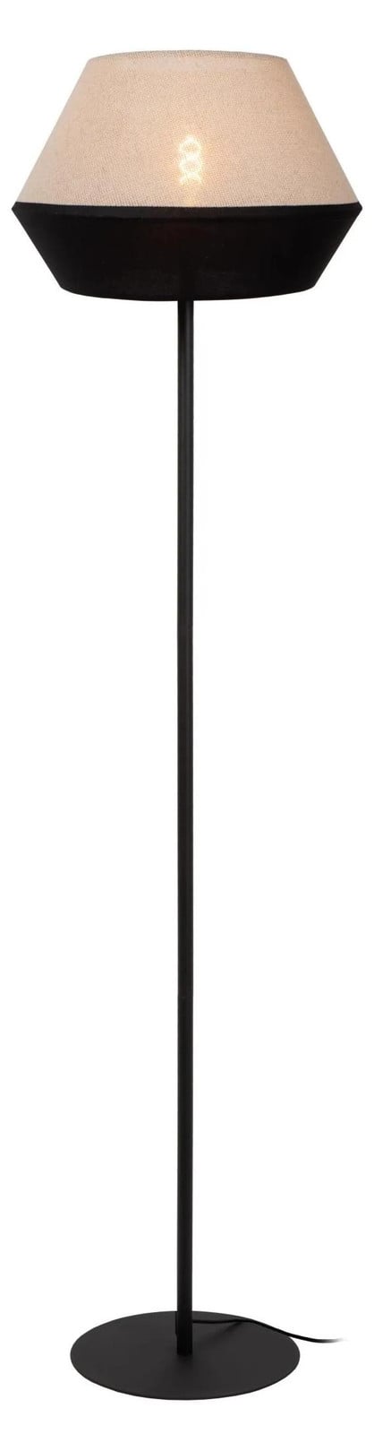 Lucide KALA Vloerlamp - Taupe - Ø 40 cm