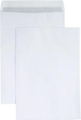 Versandtaschen Eurokuvert, DIN B4, ohne Fenster, haftklebend, 10 Stück, Papier, weiß