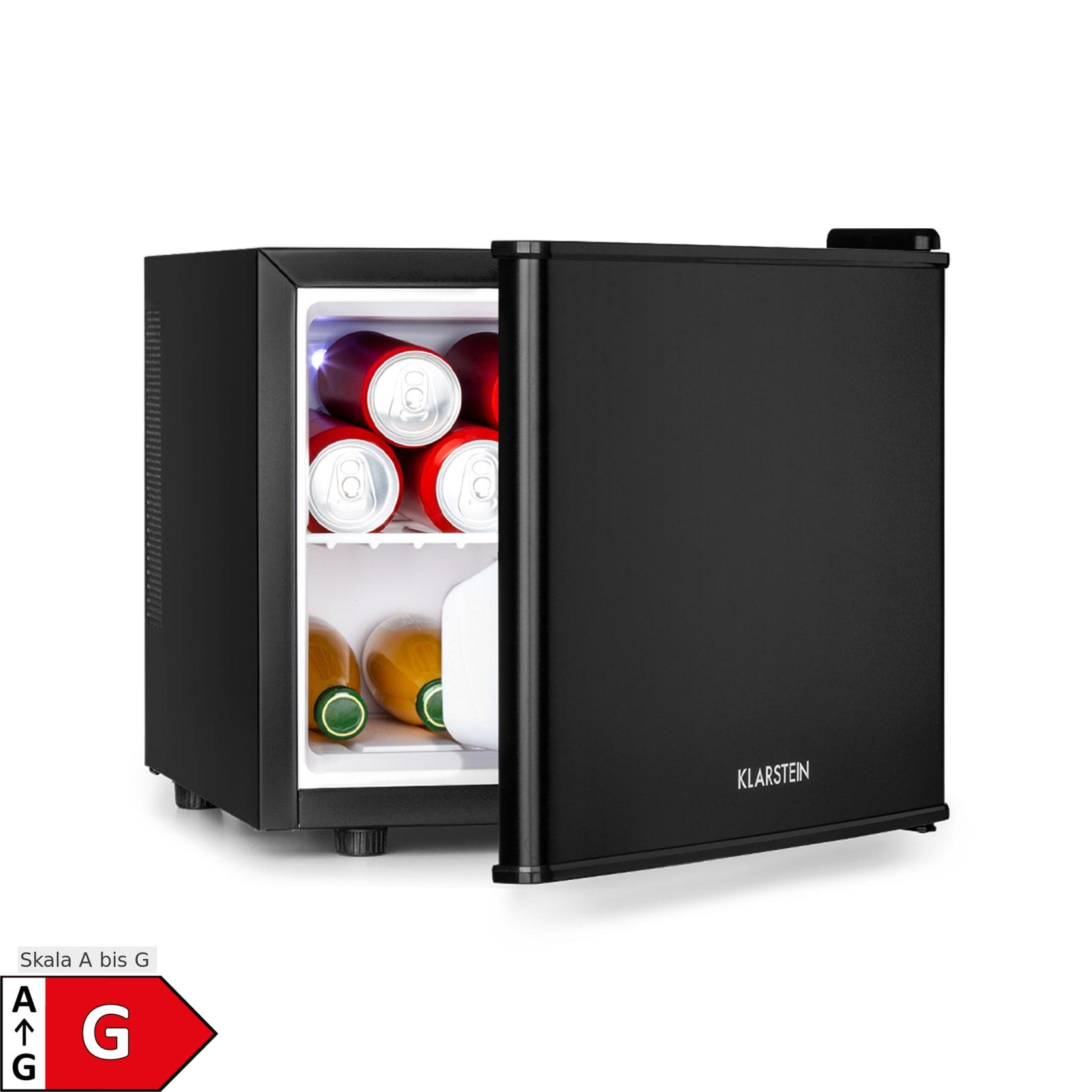 SecretHiding Mini-Kühlschrank 2 Ebenen 17Ltr. 26dB thermoelektrisch Schwarz