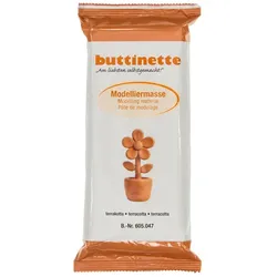 buttinette Modelliermasse, terrakotta, 1 kg