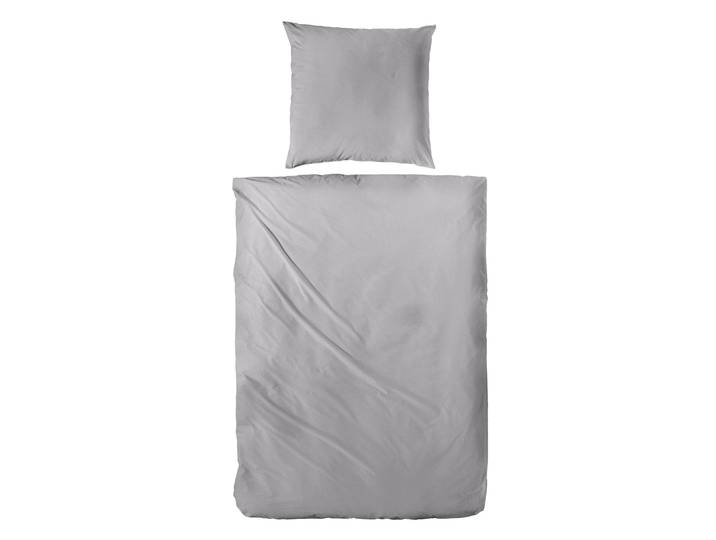 Bettwäsche PRIMERA Halbleinen-Bettwäsche , grau, B/L: 135cm x 200cm, 1 Stk., 1 Stk., Halbleinen, B/L: 80cm x 80cm, 2 tlg., Halbleinen, Obermaterial: 50% Baumwolle, 50% Leinen, Bettwäsche, Bettwäsche, Uni