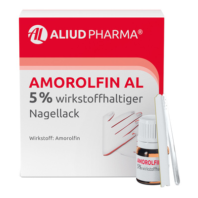 ALIUD Pharma GmbH Amorolfin AL 5% Nagellack bei Nagelpilz 5 ml 09091234