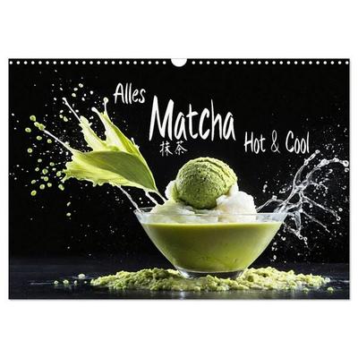Alles Matcha - Hot und Cool (Wandkalender 2027 DIN A3 quer), CALVENDO Monatskalender