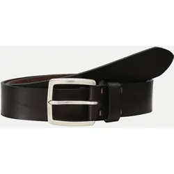 Rindledergürtel 1015 Schwarz 85
