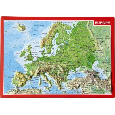 Reliefpostkarte Europa, Taschenbuch von Andre Markgraf,Mario Engelhardt, Georelief Vertriebs GbR
