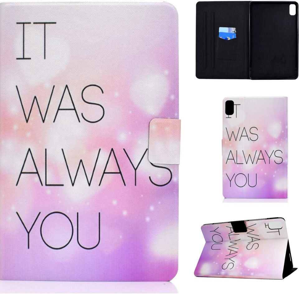 TABLETCOVERS.DK Huawei MatePad 10.4" Cover m. Ståfunktion & Kortholder - It Was Always You