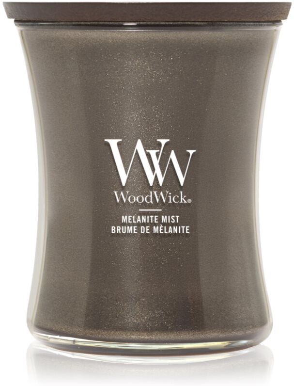Woodwick Precious Metals Melanite Mist scented candle 275 g