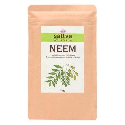 Sattva Ayurveda Sattva - Neem Herbal Mask For Hair And Face (200 ml) (5903794180734)