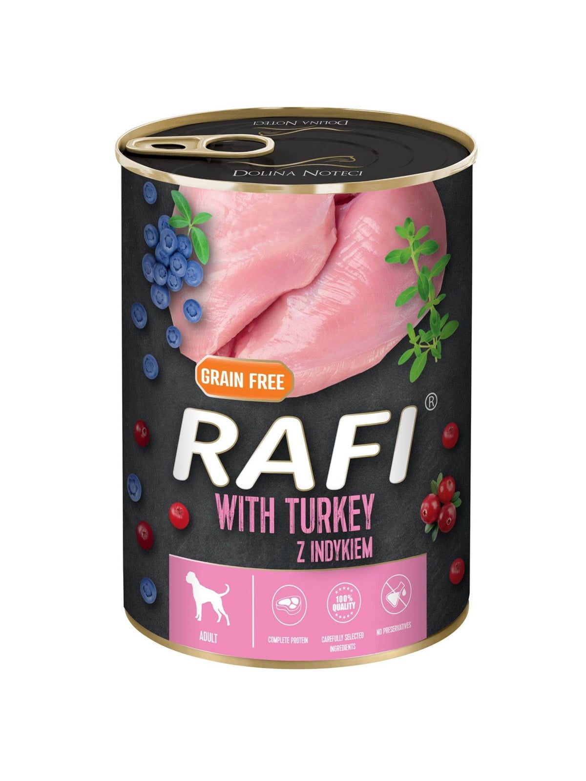 RAFI Truthahn, Blaubeere & Cranberry 400g. Adult (EU)
