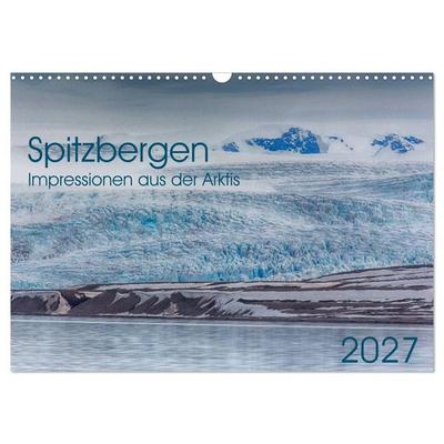 Spitzbergen - Impressionen aus der Arktis (Wandkalender 2027 DIN A3 quer), CALVENDO Monatskalender