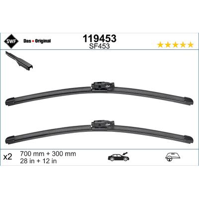 Swf Wischblatt [Hersteller-Nr. 119453] für Mitsubishi, Renault