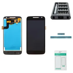 Kaputt.de Motorola G4 Play Display schwarz - Premium-Set (Display), Mobilgerät Ersatzteile, Schwarz