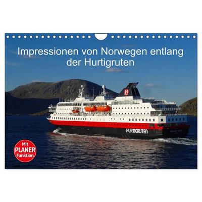 Impressionen von Norwegen entlang der Hurtigruten (Wandkalender 2026 DIN A4 quer), CALVENDO Monatskalender
