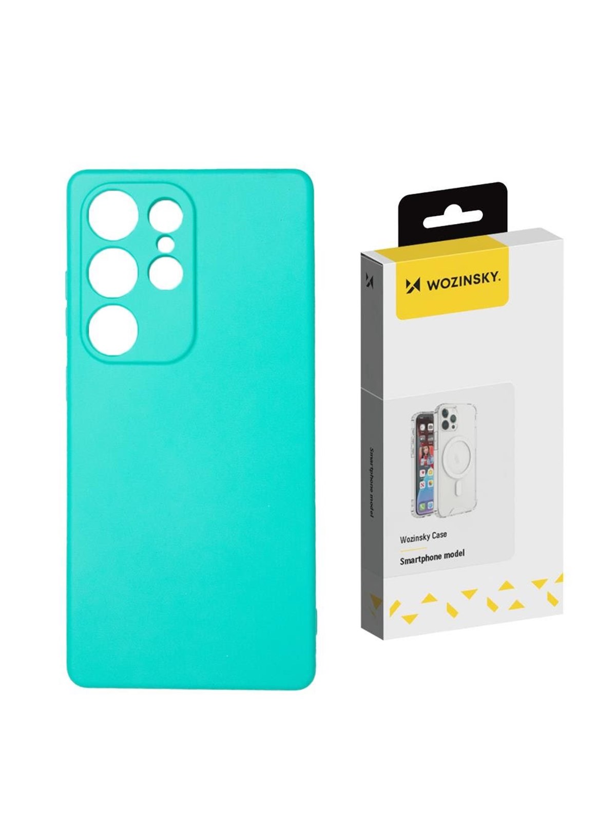 Wozinsky Silicone Case Flexible Silicone Case for Samsung Galaxy S25 Ultra - Mint