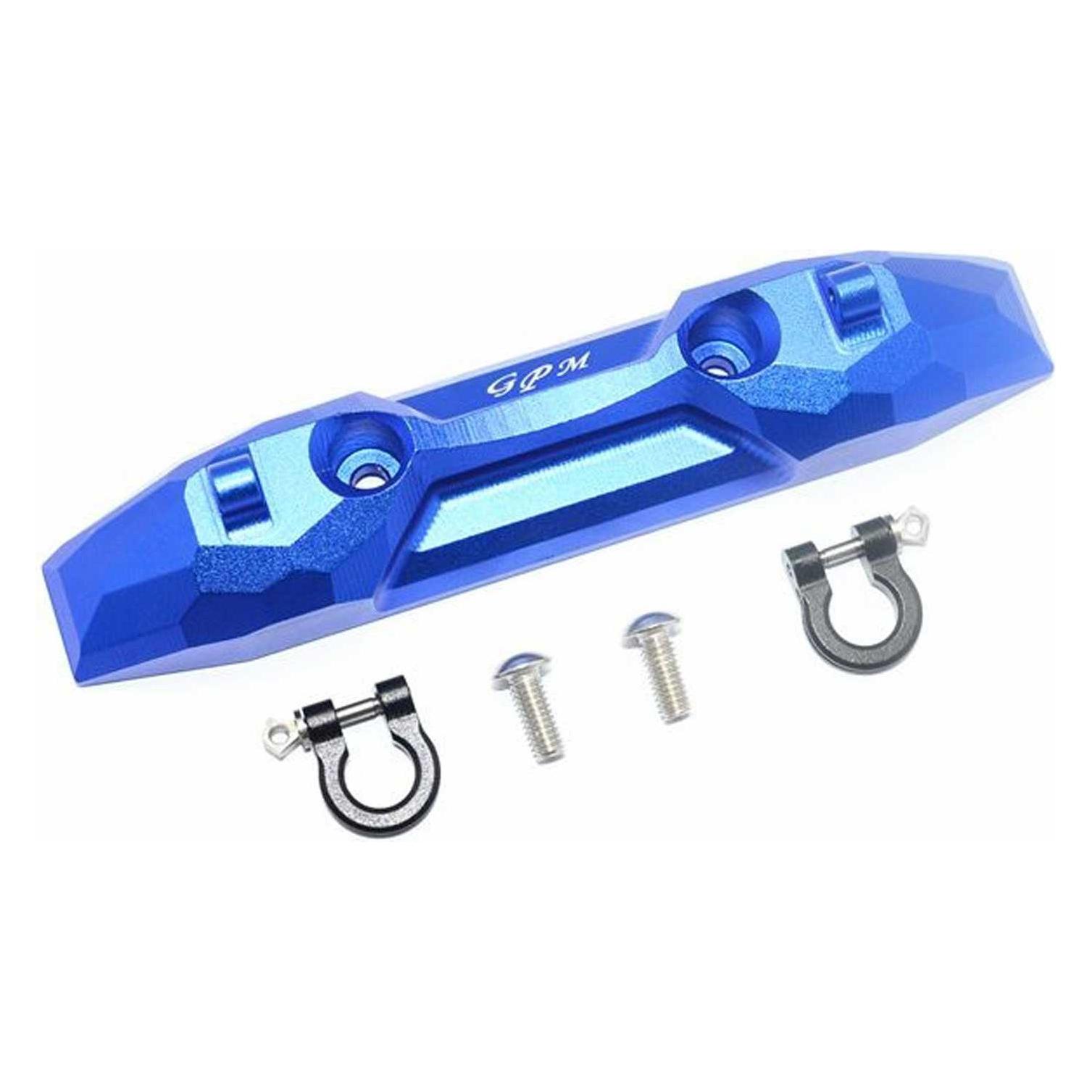 GPM aluminium bumper hinten mit d-ringen blau trx 1/10 e-revo (GPMER2330RB)