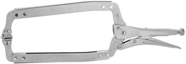 Holex Pince-étau en forme de C avec mâchoires de serrage mobiles, Longueur totale: 455 mm (709401 455)